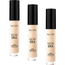 1001 Cosmetics New Era Skin Protecting Concealer 20 Light Beige Göz Altı Kapatıcısı (3 Paketi)