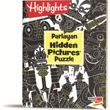 1001 Dikkat Atölyesi Yayınları Highlights: Parlayan Hidden Pictures Puzzle