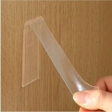 1001 Çift Taraflı Nano Bant Süper Güçlü Şeffaf Çift Taraflı Bant 2cm 3 Metre
