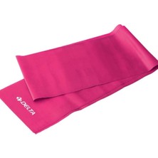 1001 Delta Pilates Bandı Orta Sert 120 x 15 cm Egzersiz Direnç Lastiği Fuşya, PLTS-BNT-120CMP-ETY551