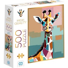 1001 Zürafa 500 Parça 2,2mm Kalınlık 33X48CM Profesyonel Hobi Puzzle Yapboz Serisi