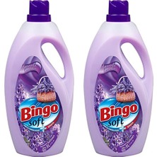 1001 Bingo Soft Lavanta Kokulu Çamaşır Yumuşatıcısı, 3 L, 2'li Paket