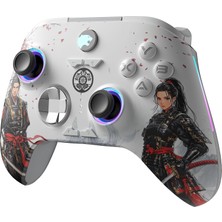 1001 Force Rgb Kablosuz Beyaz Gamepad (2.4g, Bluetooth,kablolu) (Pc Uyumlu)