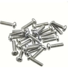1001 M4 x 20MM Yıldız Silindir Başlı Dayanıklı Çiko Kaplama (Ysb) Metrik Vida - Montaj Vidası (10