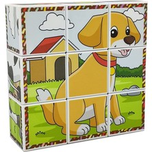 1001 Çiftlik Hayvanları 3D Manyetik Puzzle (9 Mıknatıslı Küp 6 Yapboz)