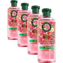 1001 Kadifemsi Yumuşaklık Gül Kokulu Şampuan 350ML (4 Paketi)