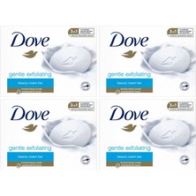 1001 Beauty Cream Bar Katı Güzellik Sabunu Gentle Exfoliating Nemlendirici Etkili, 90 G (4 Paketi)