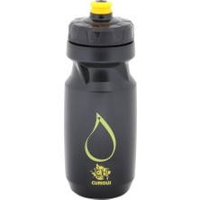 1001 Moods Up Plastik Matara 600 ml (Curious- Sarı Siyah)