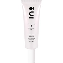 1001 Pink Quartz Işıltılı Nemlendirici Makyaj Bazı ve Yüz Kremi - 50ML SPF15 (Saf Kolajen)