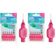 1001 Blister 0.4 mm 0 Beden Diş Arası Fırçası Pembe (1 x 6 Adet) (2 Paketi)