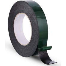 1001 Çift Taraflı Köpük Bant Eva Montaj Bandı Siyah 24 mm x 10 Metre