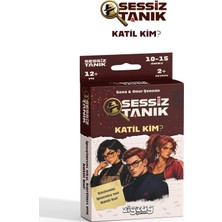 1001 Sessiz Tanık Katil Kim? Dedektiflik Kart Oyunu | 2+ Oyuncu, 12+ Yaş, 10-15 Dakika, Strateji ve Man