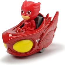 1001 Dickie, 203141002, Pj Masks Single Pack Owl Glider Oyuncak Araba, 1:64, 7 Cm, Figür, Pj Masks Singl