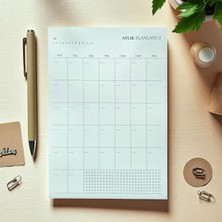 1001 Tarihsiz Masaüstü Planlayıcı, 10 Farklı Planlama, 80 Yaprak (Aylık Planlayıcı)