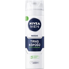 1001 Men Erkek Hassas Tıraş Köpüğü 200 Ml, Hassas Ciltlere Özel Hızlı Koruma, Yanma Karşıtı,