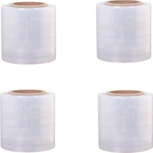 1001 Palet Dilimli Streç 10 cm 17 Mic. 400GR / 300MT. Şeffaf 4 Adet