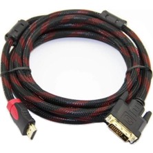 1001 AL-4600 HDMI To DVI 24+1 Çevirici Dönüştürücü Monitör Kablosu