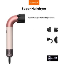 1001 Super Hairdryer Saç Kurutma Makinesi (Pembe)