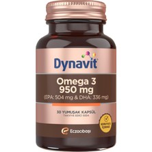 1001 Omega 3 950 Mg 30 Yumuşak Kapsül - Yüksek Epa & Dha - 1400MG Balık Yağı