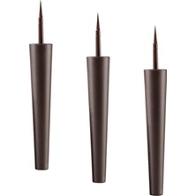 1001 Cosmetics Elegant Matte Dipliner Waterproof Kahverengi, 02 Coffee Brown (3 Paketi)
