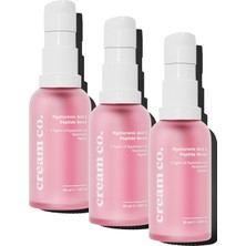 1001 Hyaluronic Acid Peptide Serum Aydınlatıcı Nemlendirici Canlandırıcı Serum 30 ml (3 Paketi)