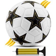 1001 Futbol Topu Şampiyonlar Ligi Pompalı Set Dayanıklı Sert Zemin Halı Saha Futbol Topu 341