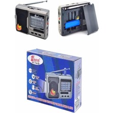 1001 Deprem Çantasına Uygun Taşınabilir El Fenerli 8 Bandlı Radyo Bluetooth USB Tf Kart Destekli Fm