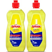 1001 Sparx Bulaşık Makinesi Parlatıcı & Kurutucu Sirkeli ve Limonlu 400 ml (2 Paketi)