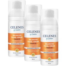 1001 Celenes Sea Buckthorn Dengeleyici Yüz Bakım Kremi Yağlı/karma Ciltler (50 Ml) (3 Paketi)