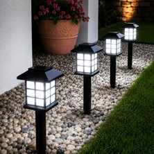 1001 Kyrotech Hlyos 2 Adet 5W Solar Bahçe Lambası 38 Cm, Güneş Enerjili Dekoratif Dış Mekan Aydınl