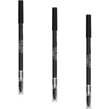 1001 Fırçalı Yumuşak Uçlu Belirginleştirici Gri Kaş Kalemi-Eyebrow Expert Powdery Liner 107 Deep G