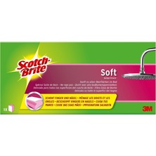 1001 Sons1 Temizleme Süngeri Yumuşak, Pembe/beyaz, 1 Adet