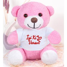 1001 20-25 cm Tişörtlü Pelüş Ayıcık, 20 cm Teddy Bear, Yumuşak Ayıcık, Sevgiliye Hediye,ayı Te
