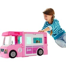 1001 Barbie'nin 3'ü Bir Arada Muhteşem Karavanı ve Aksesuarları, Havuz, Kamyonet, Tekne ve Aksesuarl�
