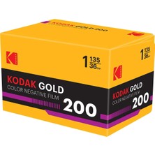 1001 1 Kodak GOLD200 35MM 36 Poz Renkli Negatif Analog Fotoğraf Filmi (135) Iso 200 Gün Işığı Retr