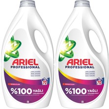 1001 Professional Sıvı Çamaşır Yıkama Deterjanı Renkliler 70 Yıkama (2 Paketi)