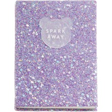 1001 Mr DEFTER-B2F Parlak Defter Lila Noktalı
