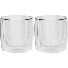 1001 Sorrento Çift Camlı 2'li Viski Bardağı, 266 Ml, Cam, Şeffaf Cam
