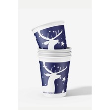 1001 Cup Istanbul 7 Oz Karton Bardak (500 Adet) - 190 Gr/m² Ekstra Kalın Kağıt, Sızdırmaz Sıcak V