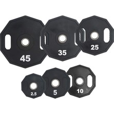 1001 Üretan Kaplama Ağırlık Plakası, 1,1 – 20,4 kg