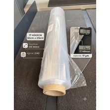 1001 Palet Streç Film 17 Micron 50CM x 200 Metre 2 kg (1 Adet) / Eşya-Ambalaj Sarma