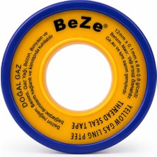 1001 Sarı Teflon Bant 12MM x 8m – Doğalgaz ve Lpg Tesisatı Için Yüksek Yoğunluklu Ptfe Sızdırm