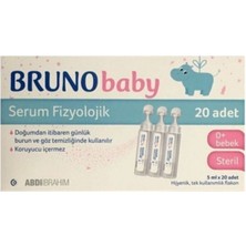 1001 Bruno Serum Fizyolojik 5 ml x 20 Flakon