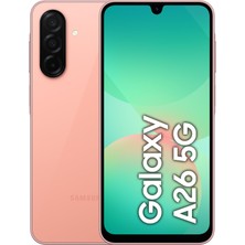 1001 Galaxy A26 5g, Android Akıllı Telefon, 256GB Depolama, 8gb Ram, Şeftali Pembesi, 50MP Kamera, Bü
