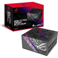 1001 ROG-STRIX-1000P Tam Modüler Güç Kaynağı, 80 Plus Platinum Sertifikalı, Atx 3.1, Gan Mosfet, �