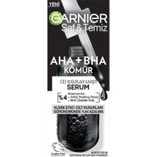 1001 Aha+Bha Cilt Kusurları Karşıtı Siyah Serum %4 [niasinamid+Peeling Etkili Aha+Bha] 30ML