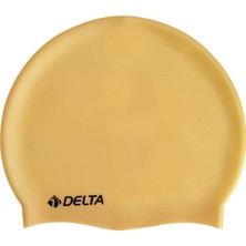 1001 Delta Silikon Bone Deluxe Yüzücü Havuz ve Deniz Bonesi (Düz Renk),k.sarı