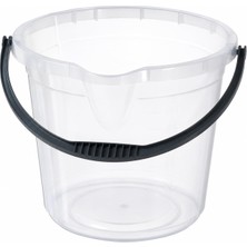 1001 13 L Şeffaf Temizlik Kovası – Ergonomik Saplı, Alt Tutma Kulplu, Ölçü Çizgili, Dayanıklı