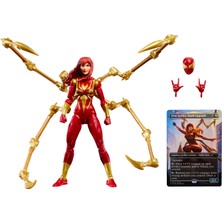 1001 Spider-Man Marvel Legends Serisi Magic: The Gathering Mary Jane Watson (Demir Örümcek), 15,5 cm Ak