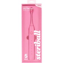 1001 Elektrikli Diş Fırçası Pembe - 5 Farklı Mod; Değiştirilebilir Fırça Başlığı; Type-C Şa